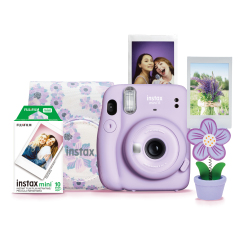 Instax Mini 11 Gift Set Fleural Lilac Purple