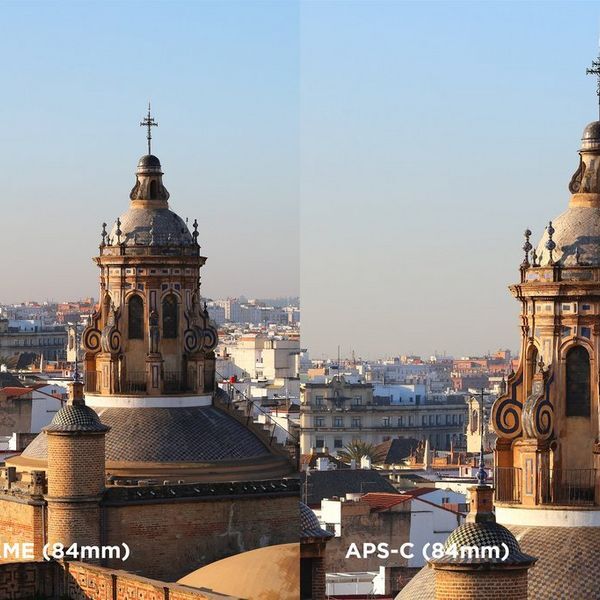 Comparaison APS-C vs plein format