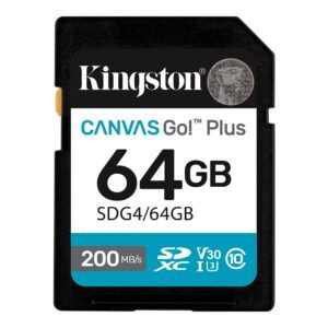 Kingston SDXC 64GB Canvas Go Plus