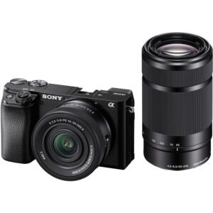 Sony a6100 avec 16-50mm OSS II + 55-210mm OSS
