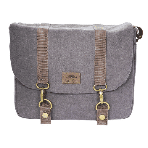 Roots Sac Collection Flannel Messenger - Large