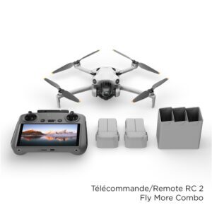DJI Mini 4 Pro Fly More Combo avec télécommande RC2