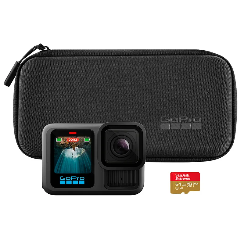 GoPro HERO13 Black avec Étui et Carte 64GB
