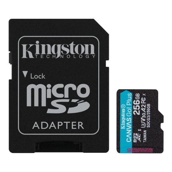 MicroSDXC 256GB Canvas Go! Plus
