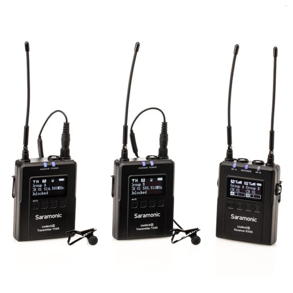 UwMic9S UHF Ensemble 2x Lavalier (TX9s + TX9s + RX9s)