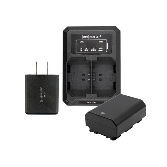Battery + Charger Kit fr Sony NP-FZ100