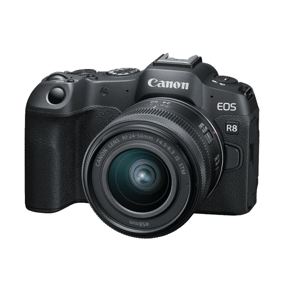 EOS R8 with RF 24-50mm f/4.5-6.3 IS STM
