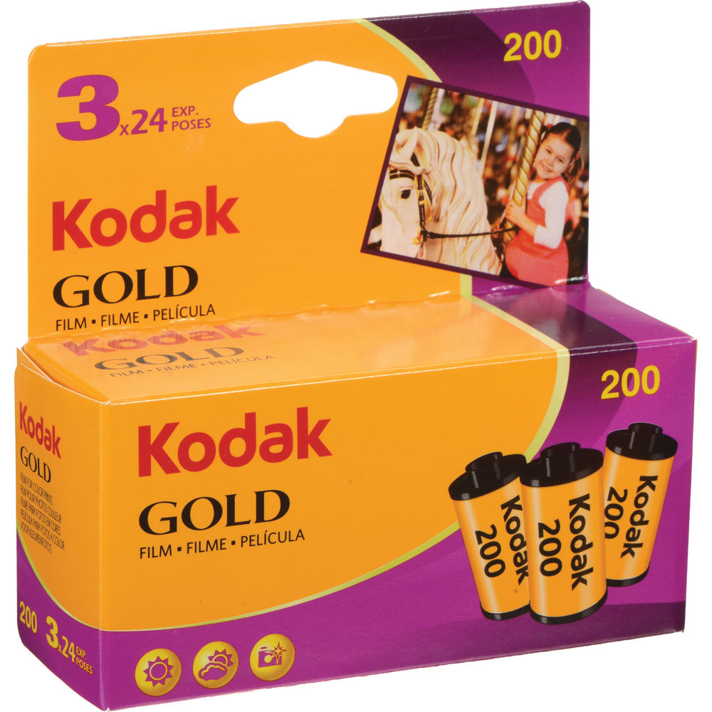 GB/Gold 200 film Couleur 35mm (24 poses) / Paquet de 3